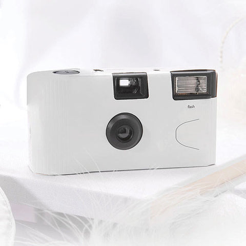 White Single Use Camera – Solid Color Design