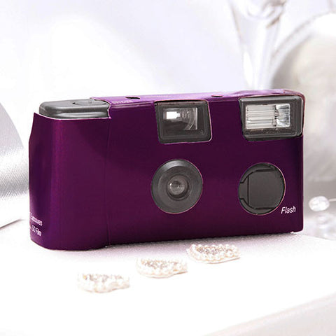 Purple Single Use Camera – Solid Color Design
