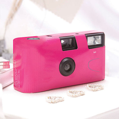 Fuchsia Single Use Camera – Solid Color Design