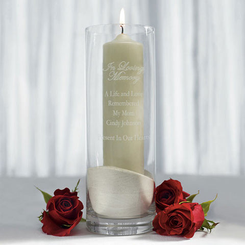 Memorial Glass Cylinder