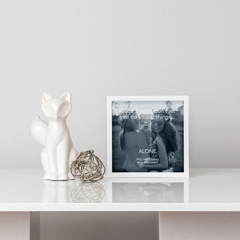 Shadow Box Photo Frame White