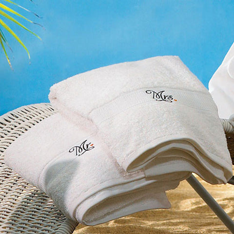 "Mr. + Mrs." Towels