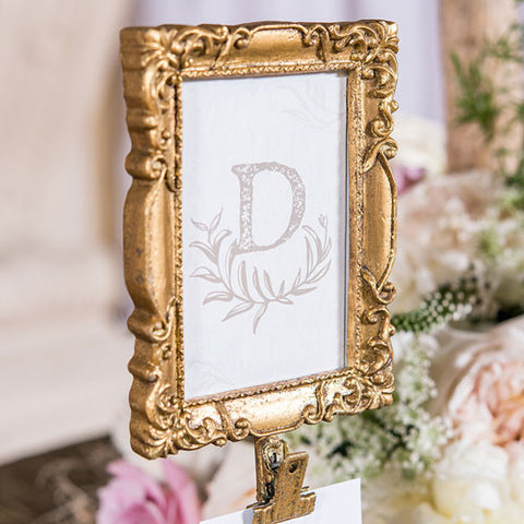 Rectangular Baroque Standing Frame - Gold