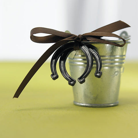 Plastic Horseshoes Large White