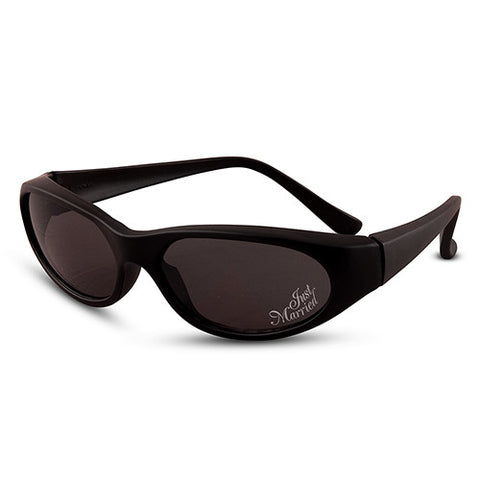 "Just Married" Sun Glasses Black Frame