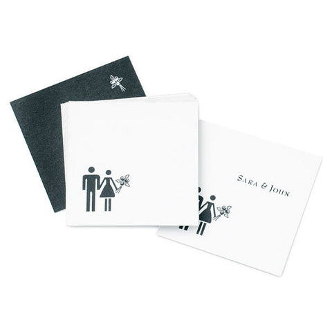 Bride & Groom Favor - Place Cards