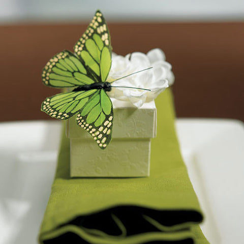 Medium Hand Painted Butterfly (12) Lavender