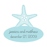 Starfish Shaped Stickers Lavender