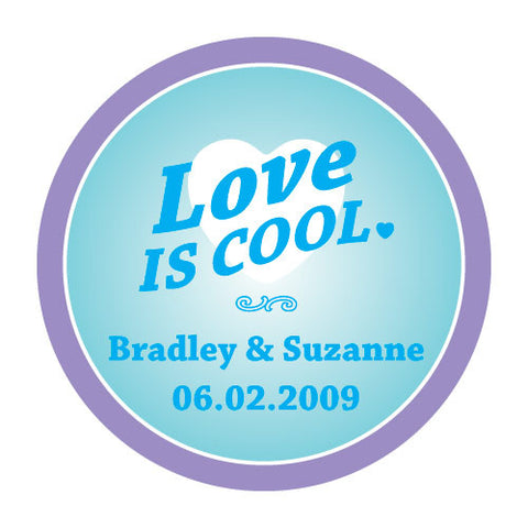 "Love is Cool" Stickers
