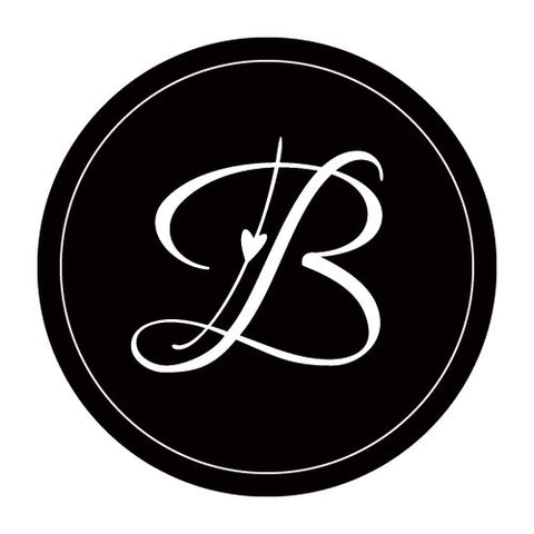 Decorative Initial Monogram Stickers Lavender