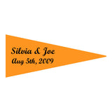 Boat Flag Stickers Lavender