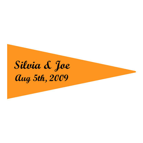 Boat Flag Stickers Lavender