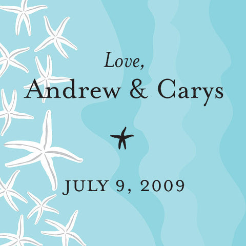 Seashore Favor - Place Cards