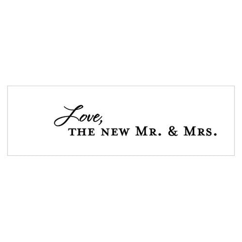 "Love, the New Mr. & Mrs." Confetti Cards Lavender