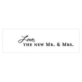 "Love, the New Mr. & Mrs." Confetti Cards Lavender