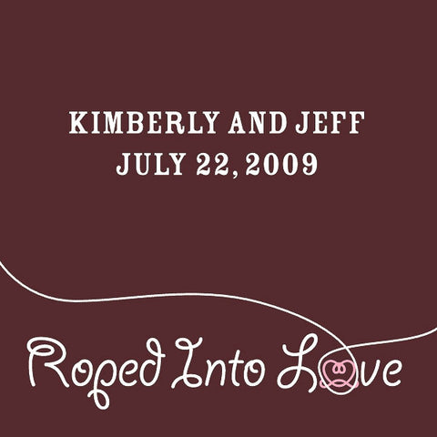 Western "Roped into Love" Favor / Place Cards Lavender