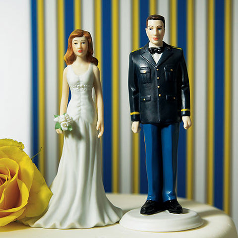Military Groom in U.S. Army Dress Uniform Figurine Military Groom in U.S. Army Dress Uniform Figurine