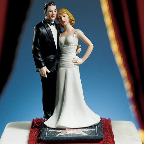 Hollywood Glamour Couple "Stars for a Day" Figurine