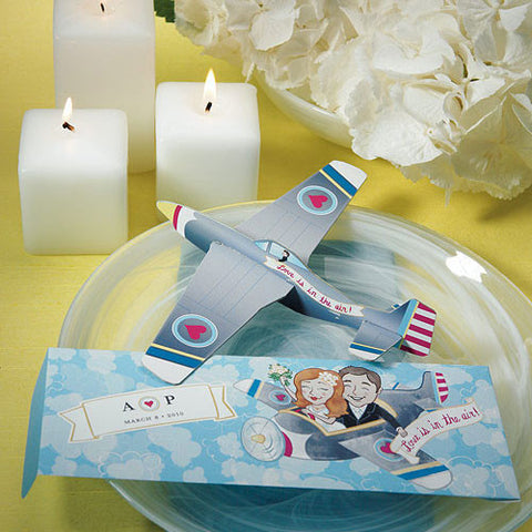 Mini Airplane Glider Favors "Love is in the Air"