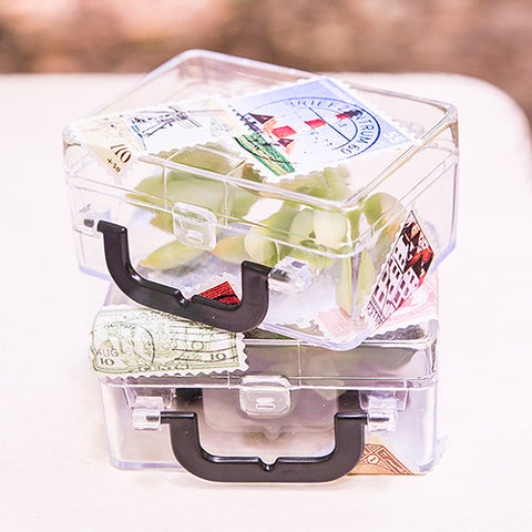 Miniature Travel Suitcase Container