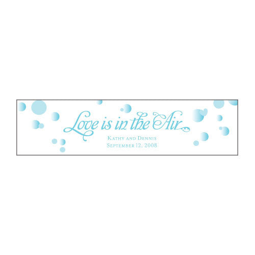Love is in the Air Bubble Sticker Lavender