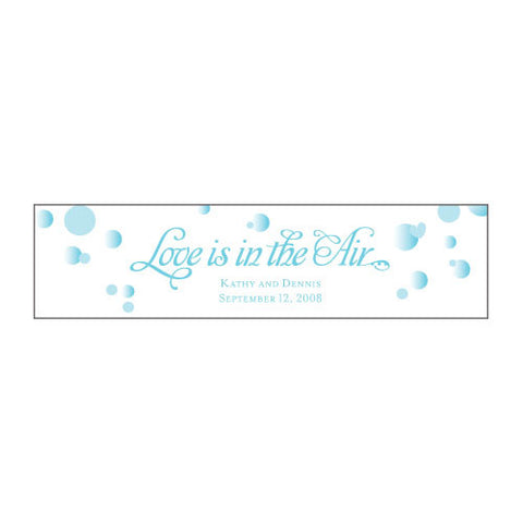 Love is in the Air Bubble Sticker Lavender
