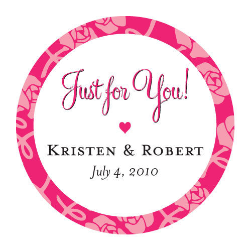 Floral Print Border Sticker