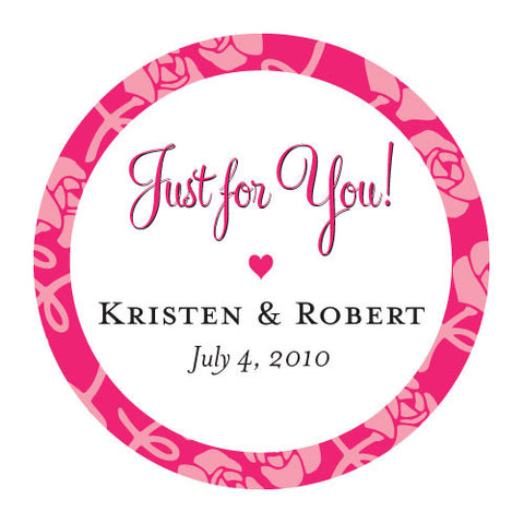 Floral Print Border Sticker