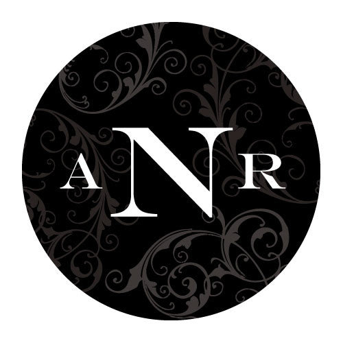 Filigree Monogram Sticker Lavender