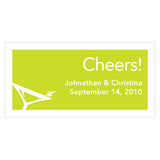 Martini Themed Drink Ticket Small Lavender
