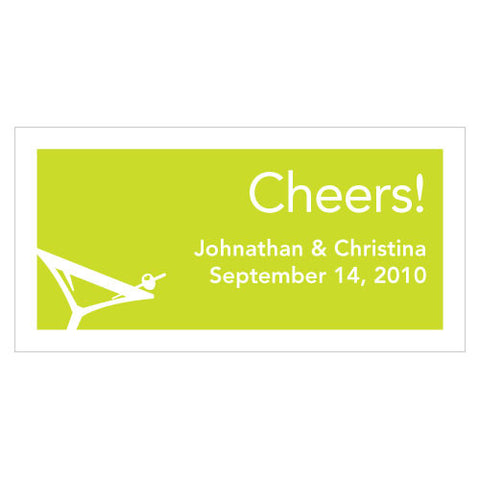Martini Themed Drink Ticket Small Lavender