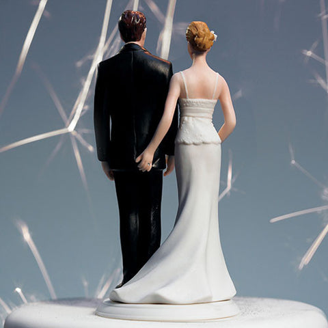 "The Love Pinch" Bridal Couple Figurine Ethnic Couple
