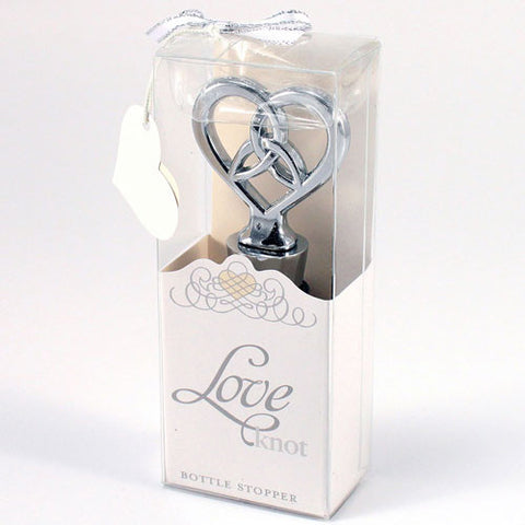 Love Knot Wine Stopper Wedding Favor Gift Boxed