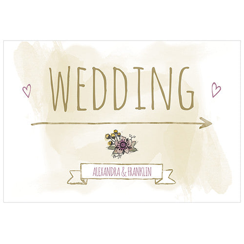 Natural Charm Directional Sign