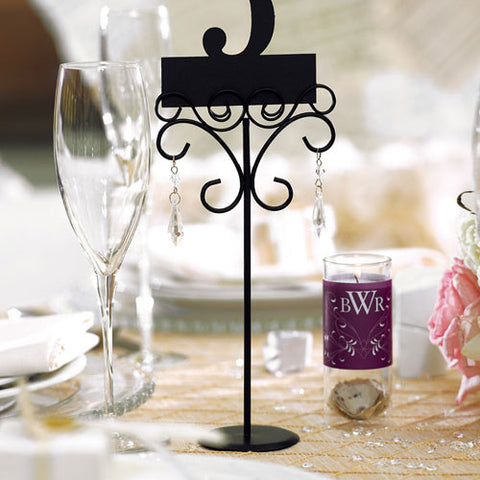 Ornamental Wire Stationery Holders Tall - Black