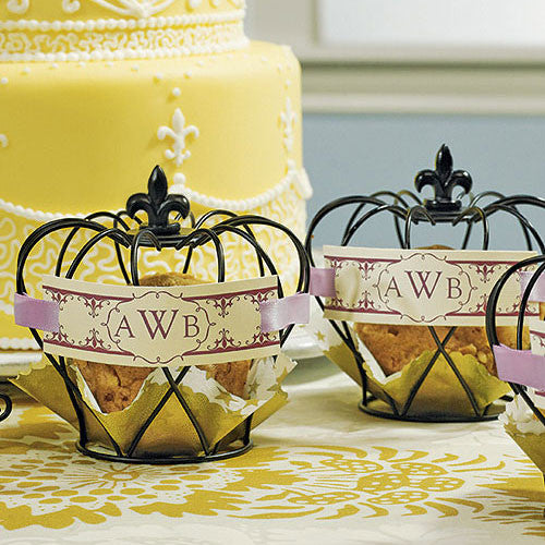 Small Wire Crown Wedding Favor D?cor