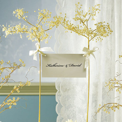 Pearl & Vintage Gold Wire Fantasy Tree