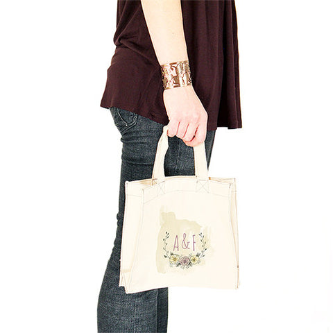 Natural Charm Personalized Tote Bag Tote Bag with Gussets