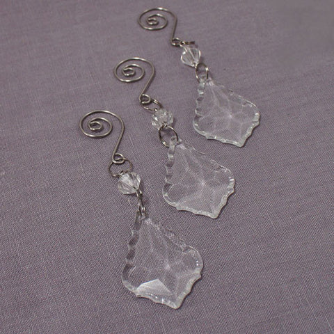 Acrylic Crystal Maple Leaf Decorative Drops