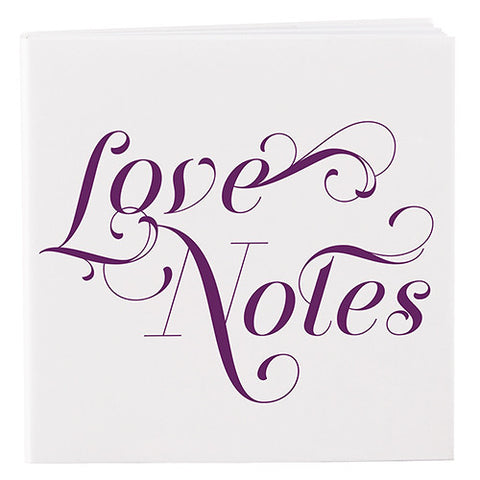 Notepad Favor with Personalized Expressions Cover Red Text With White Background