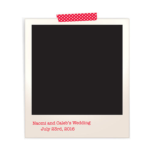 Polaroid Personalized Photo Backdrop