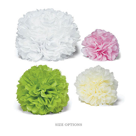 "Celebration Peonies" Tissue Paper Flowers - Large White