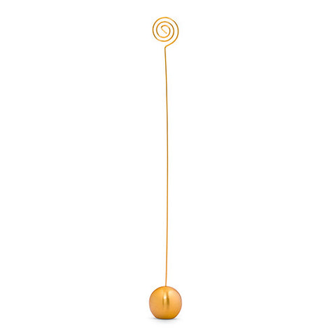 Classic Round Stationery Holder - Brushed Gold