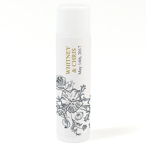 Antique Chic Personalized Lip Balm Vintage Gold