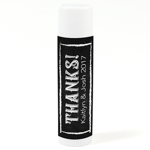Chalkboard Personalized Lip Balm Lavender