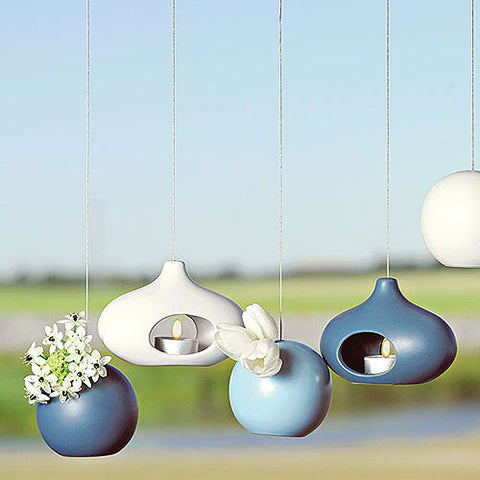 Micro Hanging Circle Vessel Oasis Blue