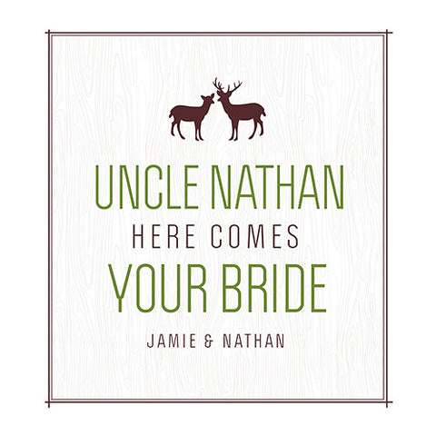 Woodland Style Ceremony Banner