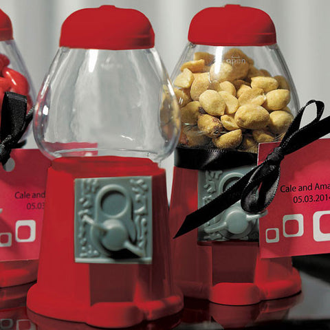 Red Gumball Machine Party Favor