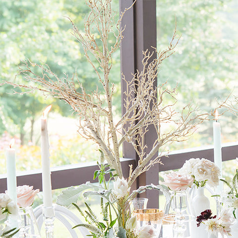 Artificial Birch Tree Centerpiece