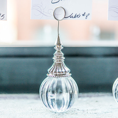 Ornamental Ribbed Orb Stationery Holder Iridescent